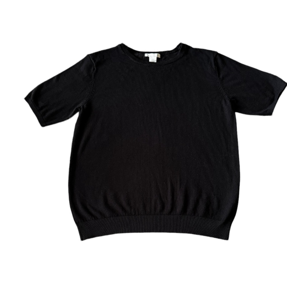 H&M Women’s Basic Neutral 3/4 Sleeve Knit Top Size M